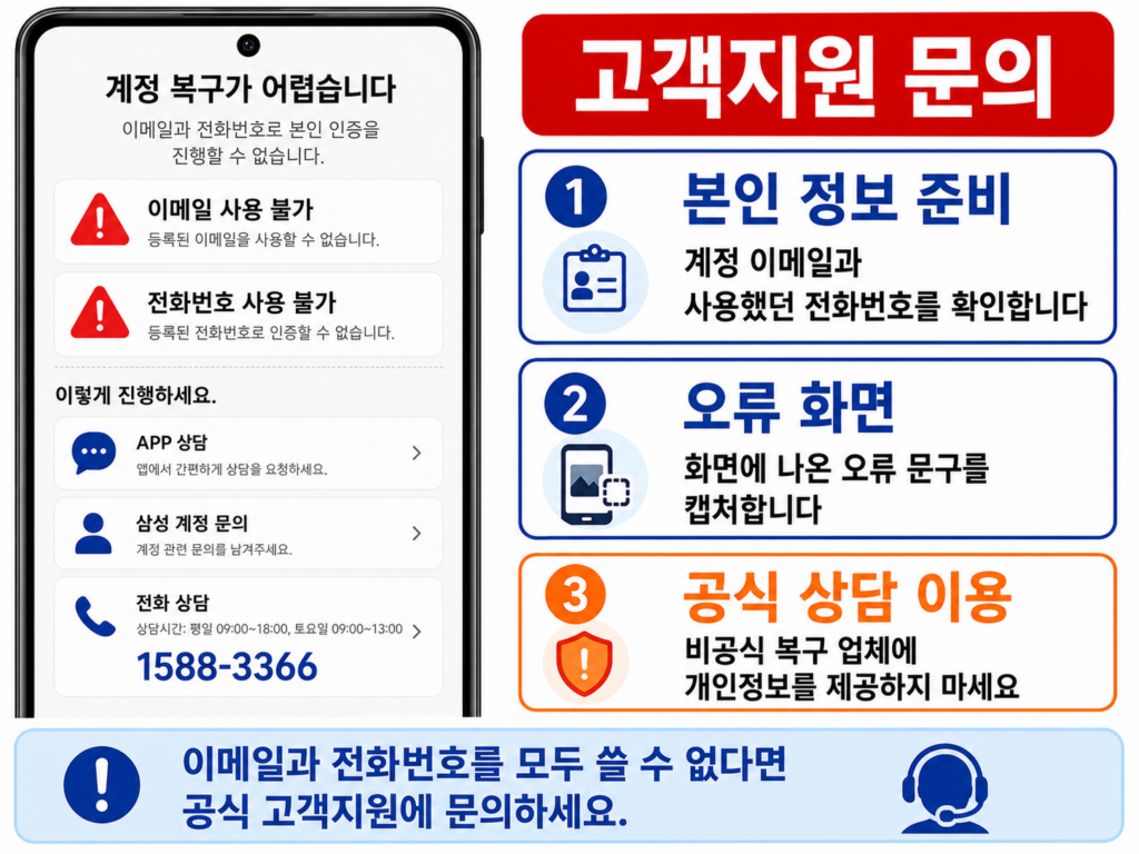 새 비밀번호를 설정하고 다른 기기 로그아웃을 선택하는 화면